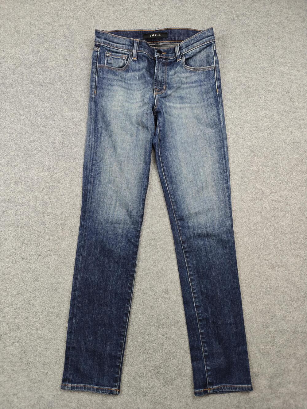 J Brand Jeans Womens 27 Blue Medium Wash Mid Rise Skinny 29 Inseam Stretch